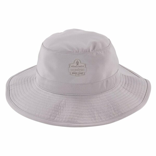 Ergodyne Chill-Its 8939 Cooling Bucket Hat, Polyester/Spandex, One Size Fits Most, Gray 12666